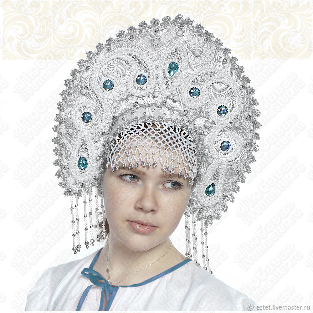 Slavic headpieces Selena, Kokoshnik, Russian crown, Kokoshnik, Korolev,  Фото №1