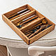 Order Cutlery tray with three compartments in natural color. Foxwoodrus. Livemaster. . Utensils Фото №3