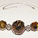 Large choker necklace balls of amber with inclusions. Chokers. podaro4ek22. My Livemaster. Фото №4