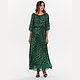 Order Dress made of chiffon ' emerald leopard'. Evgeniya Petrik. Livemaster. . Dresses Фото №3