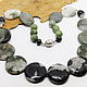 Green Dol beads (jadeite, serpentinite) 50 cm. Beads2. Selberiya shop. Online shopping on My Livemaster.  Фото №2
