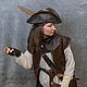 Jack Sparrow inspired classic Pirate leather hat (tricorne), Hats1, Balashikha,  Фото №1