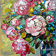 Painting of peonies 'Mood to write poetry' oil on canvas, Pictures, Voronezh,  Фото №1