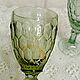 Винтаж: Старинные рюмки лафитники"соты".30-40 е гг. Стаканы винтажные. Бабушкин чердачок Natalka. Ярмарка Мастеров.  Фото №4