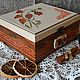 Чайный набор " Физалис". Кухонные наборы. Ремесленные истории.Елена Левашова.. Ярмарка Мастеров.  Фото №6
