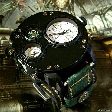 Украшения ручной работы. Ярмарка Мастеров - ручная работа Часы наручные "Commando" кварцевые. Handmade.