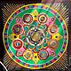 Мандала Финансовый успех. Мандала. Yantra i Mandala. Ярмарка Мастеров.  Фото №4