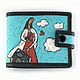 Purse on the button 'Girl with dog', Wallets, Moscow,  Фото №1