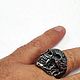 Кольцо из серебра Buddy John Skull NDR41-01. Кольца. Blacksilver. Ярмарка Мастеров.  Фото №4