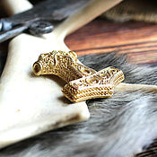 Русский стиль ручной работы. Ярмарка Мастеров - ручная работа Thor`s hammer of Scone (Brass). Handmade.