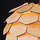 Деревянный светильник Астеко вишня малый, подвесная люстра из дерева. Потолочные и подвесные светильники. Деревянные светильники Woodshire (woodshire). Интернет-магазин Ярмарка Мастеров.  Фото №2