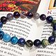 Order Pulsera de hombre ' Armonía en la vida y el bienestar'. Сoliete. Livemaster. . Bead bracelet Фото №3
