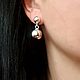 Серьги из серебра "шар. полусфера". Серьги-пусеты. Newstylejewelry. Ярмарка Мастеров.  Фото №4