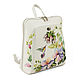 Flat backpack 'Flight of the hummingbird' Cover as a gift. Backpacks. Pelle Volare. My Livemaster. Фото №4