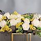 Букет из стабилизированных цветов. Цветы сухие и стабилизированные. AVE FLOWERS. Ярмарка Мастеров.  Фото №4