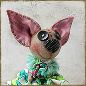Куклы и игрушки handmade. Livemaster - original item Teddy Animals: Chihuashka Dusya. Handmade.