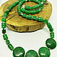 Order Beads 66 cm Juicy greens (tinted quartz). Selberiya shop. Livemaster. . Beads2 Фото №3