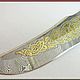 Коллекционный нож из дамаска z115. Ножи. Zlatiks2. Ярмарка Мастеров.  Фото №5