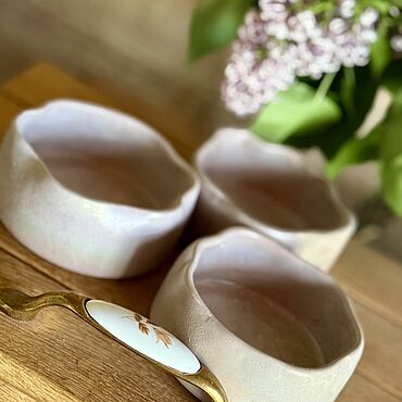 Посуда ручной работы. Ярмарка Мастеров - ручная работа Пиалы 3 шт. Handmade.