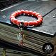Coral bracelet 'Romance'. Bead bracelet. Handiwork decorations. My Livemaster. Фото №5
