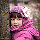 Вязаная шапочка -шлем «Pudding». Шапки. NewRareRu.Knitting (Вера). Интернет-магазин Ярмарка Мастеров.  Фото №2