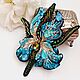 Эффектная брошь рак (подарок  для раков). Брошь-булавка. Fancy flower. Интернет-магазин Ярмарка Мастеров.  Фото №2