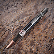 Перьевая ручка AstonMartin из капа клёна "Графит"