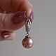 Серьги "Легенда". Жемчуг Shell Pearl. Серьги классические. Tatyana's Jewelry for the soul. Интернет-магазин Ярмарка Мастеров.  Фото №2