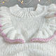 Жилет пушистый с рюшами для девочки, р. 98. Жилет. VA kids knitwear. Ярмарка Мастеров.  Фото №5