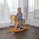 Rocking horse. Furniture for a nursery. Kolybelya. Интернет-магазин Ярмарка Мастеров.  Фото №2