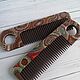 Wooden combs set of 2 pieces, Combs2, Moscow,  Фото №1
