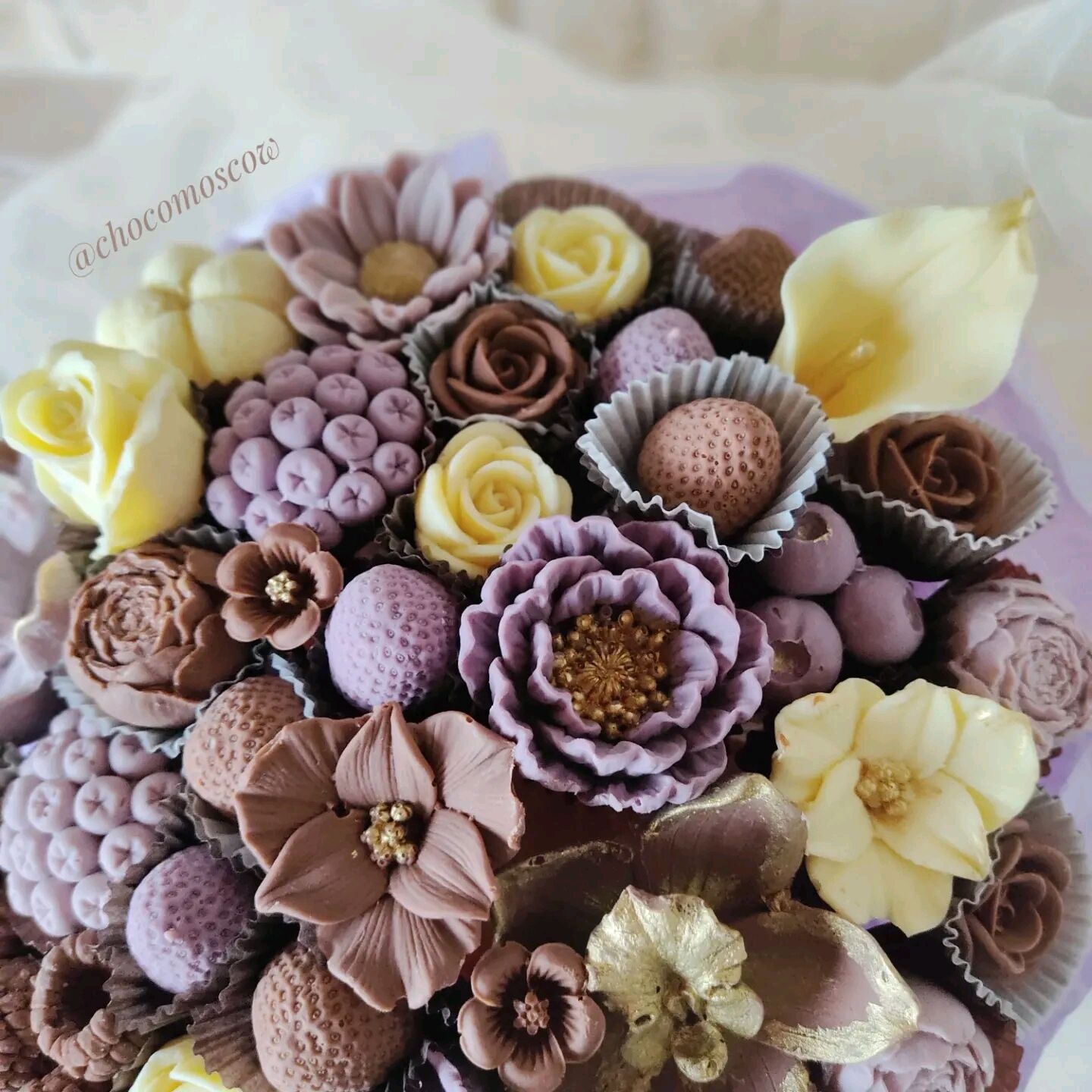 Цветы Из Бельгийского Шоколада Своими Руками