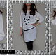 White knitted mohair dress 'Rice' with bat sleeve. Dresses. CUTE-KNIT by Nata Onipchenko. My Livemaster. Фото №5