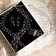 Conjunto de collar de boda, pendientes y peine, Wedding Jewelry Sets, Moscow,  Фото №1