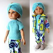 Куклы и игрушки handmade. Livemaster - original item Raincoat, pants, blouse, headband, boots for dolls. Handmade.