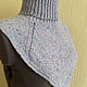 Манишка твидовая, меринос. Манишки. FAVORITE KNITWEAR (Наталья). Ярмарка Мастеров.  Фото №4