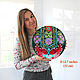 Decorative plate 'Saffron' Oriental style. Decorative plates. Art by Tanya Shest. My Livemaster. Фото №4