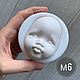Mold M6 (form for making the face). Blanks for dolls and toys. homyakmarket (homyakmarket). Online shopping on My Livemaster.  Фото №2