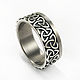 Titanium ring with silver Celtic pattern. Rings. asgdesign. Online shopping on My Livemaster.  Фото №2