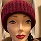 Шапка из кашемира свободного прилегания. Шапки. Handmade by NINA Pokrovskaya (nina-p-knitting). Ярмарка Мастеров.  Фото №5