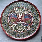 Русский стиль handmade. Livemaster - original item Plate 