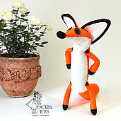 Куклы и игрушки handmade. Livemaster - original item Textile toy Fox. The little Prince.. Handmade.