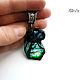 Transparent pendant 'Panther' Jewelry resin. Jungle. Pendants. AllaLu Design. Online shopping on My Livemaster.  Фото №2