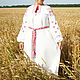 Russian women's dress shirt 'Alatyr'. People\\\'s shirts. KubanLad. Online shopping on My Livemaster.  Фото №2
