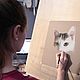Портрет  животного: сиамский кот. Картины. Мария Михина. Ярмарка Мастеров.  Фото №6