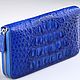 Кошелек-клатч из кожи крокодила на одной молнии IMA0032C1. Кошельки. CrocShop товары из экзотической кожи. Ярмарка Мастеров.  Фото №10