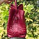 Заказать Большая сумка из мягкой дубленой крокодиловой кожи. Chic bags. Ярмарка Мастеров. . Сумка-тоут Фото №3