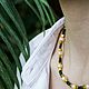 Колье жемчуг натуральный, агат тонированный зелëный. Колье. Majenka_jewelry. Интернет-магазин Ярмарка Мастеров.  Фото №2