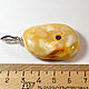 Order Amber. Pendant 'Point'. Amber is a warm stone. Livemaster. . Pendants Фото №3