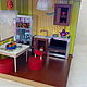 Кухня. Мебель для кукол. Дариана. Интернет-магазин Ярмарка Мастеров.  Фото №2